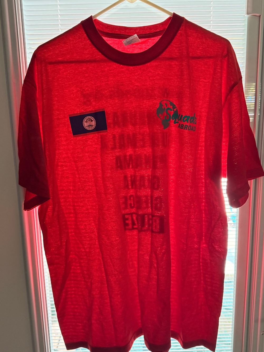 Red Crewneck Men's T-Shirt